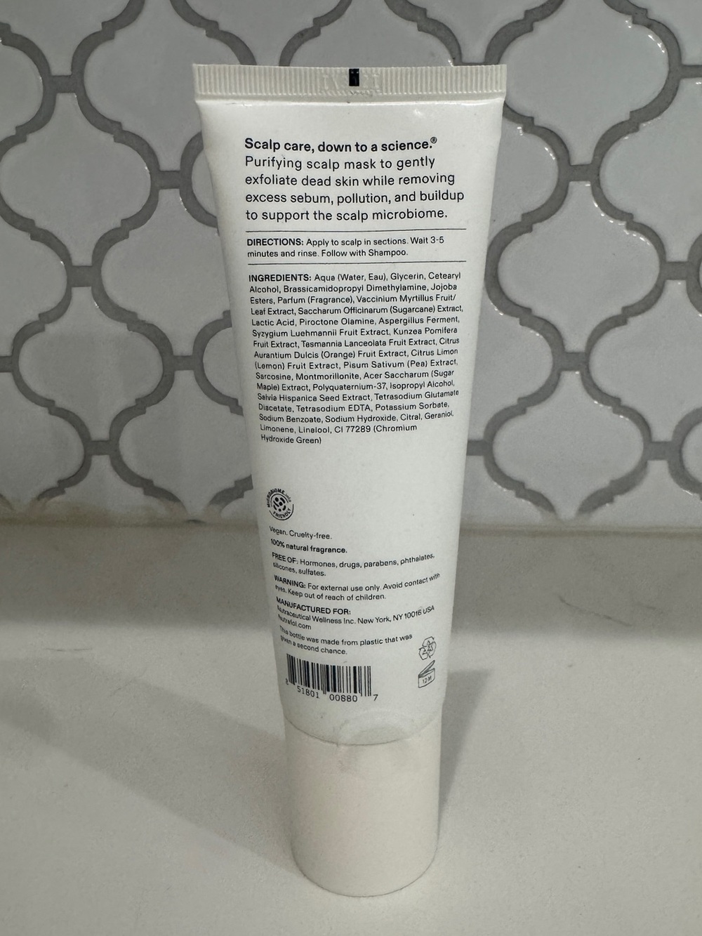Nutrafol Build-Up Blocker Scalp Microbiome Exfoliating Mask 4oz NEW - Picture 3 of 9